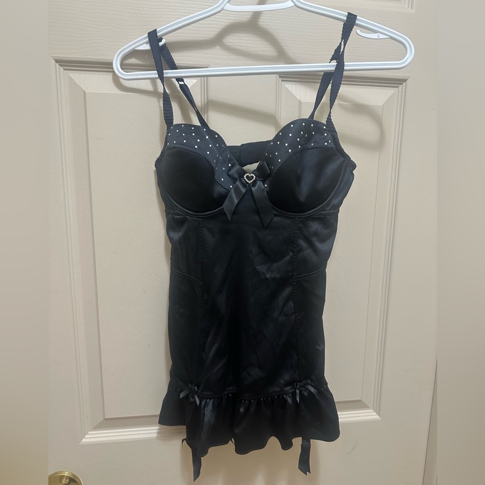 La Senza Black Lingerie- medium - preloved condition